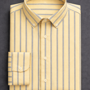 Light Yellow Pinstripe Formal Shirt