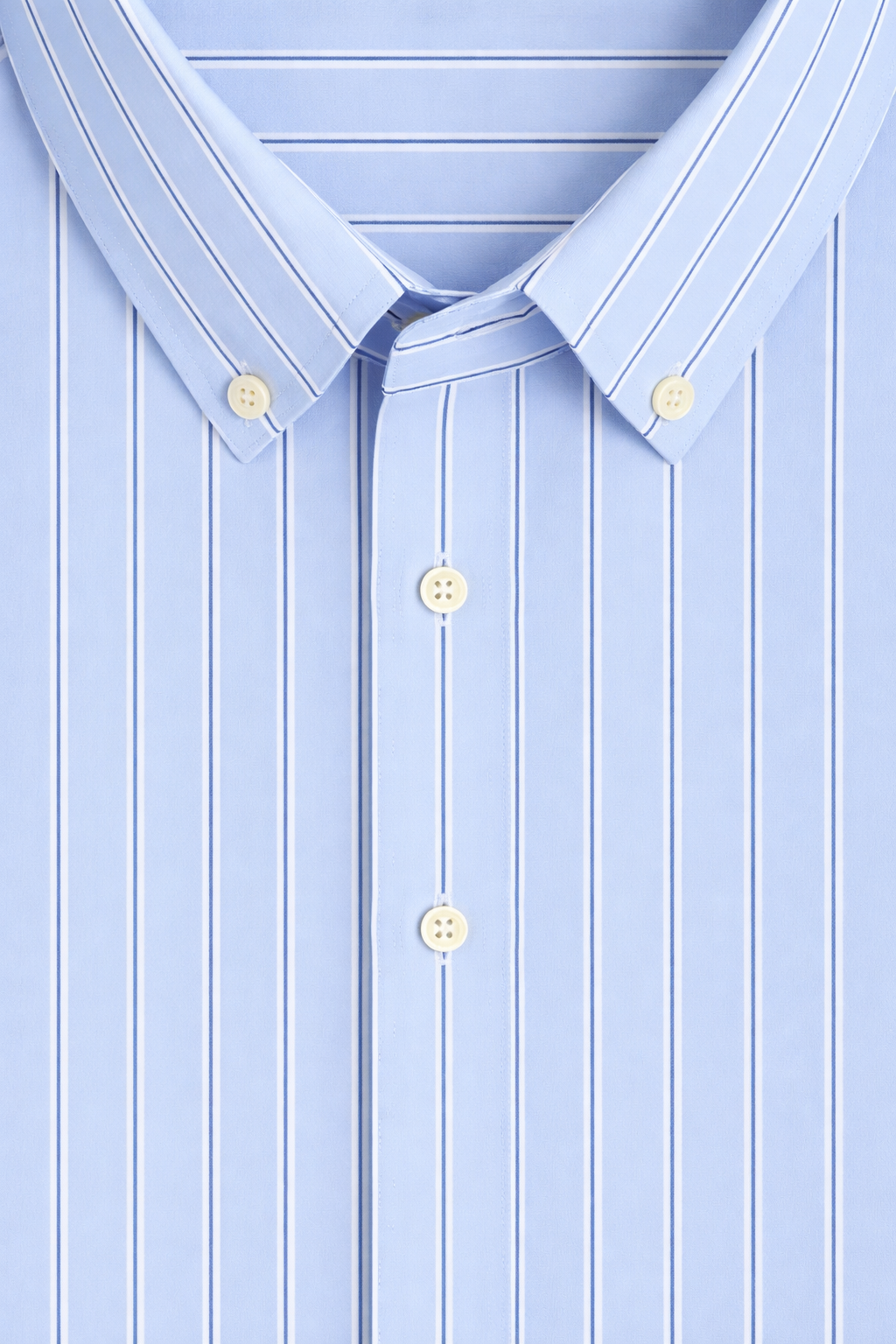 Sky Blue Pinstripe Formal Shirt - Image 4