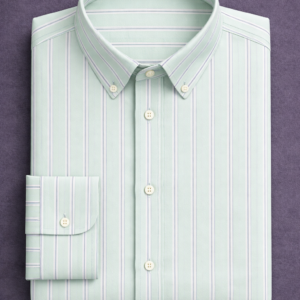 Green Pinstripe Formal Shirt